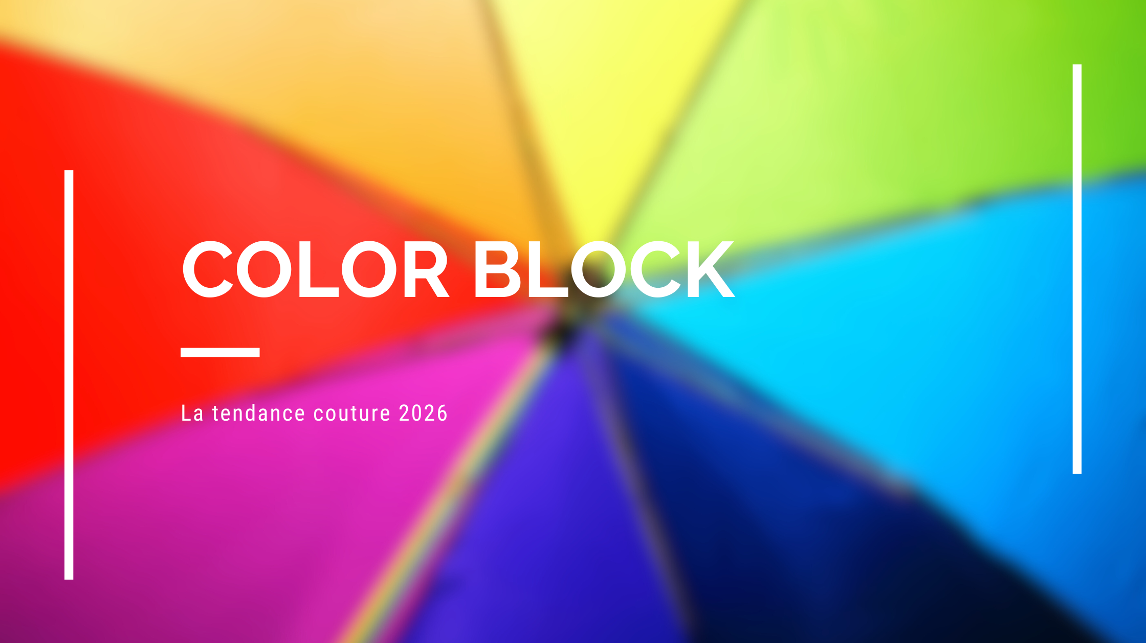 Le grand retour du colorblock — La tendance couture 2026