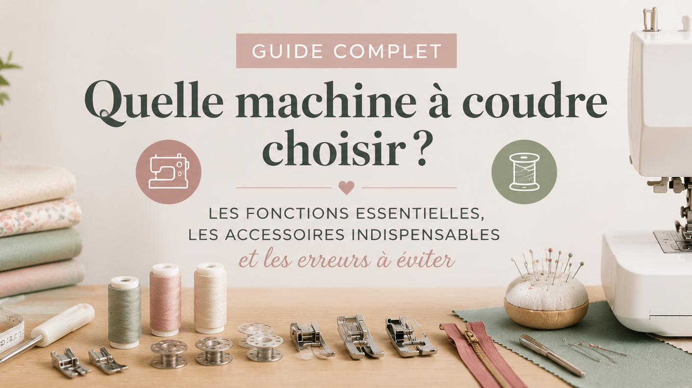 Comment choisir sa machine à coudre ? Les critères vraiment importants avant d'acheter