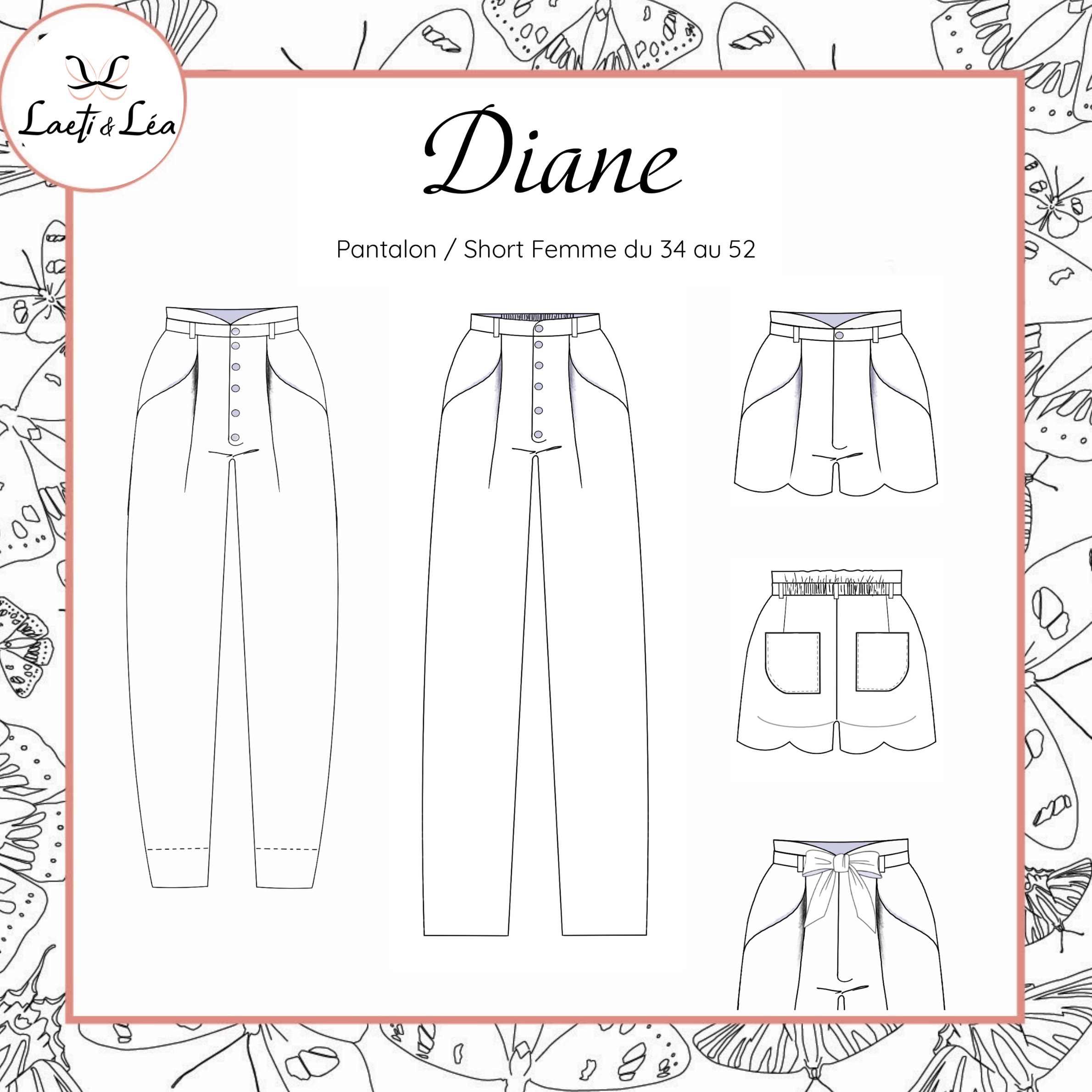 Pantalon Femelle 32-52 Diane Couture PDF
