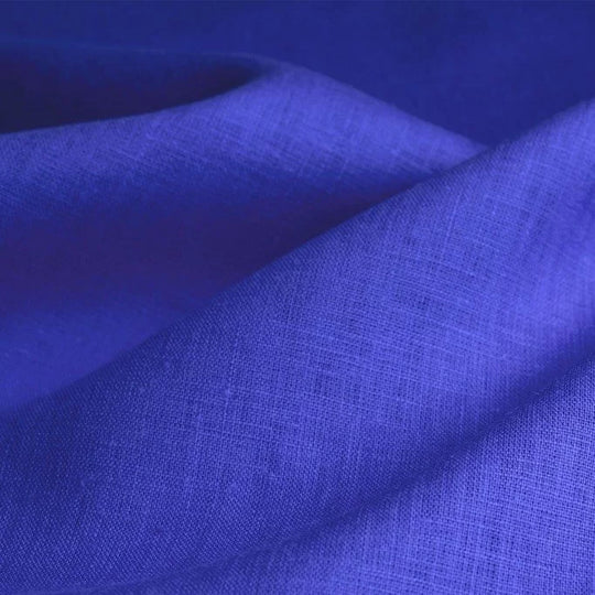 Lin - 100% - coloris Cobalt