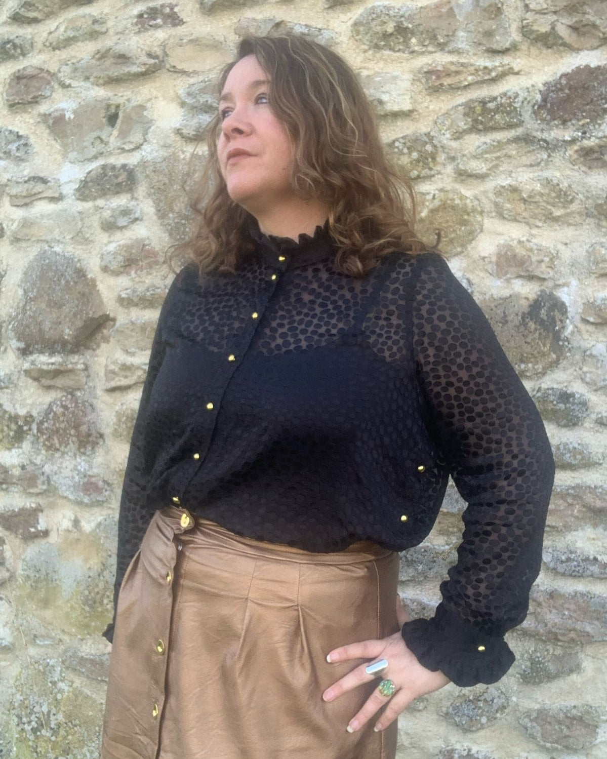 Chemise Lucine Féminine 32-52 Modèle de Couture PDF