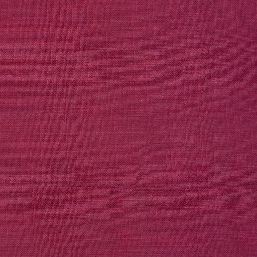 Coton Lin uni - coloris Raspberry