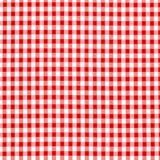 Popeline de Coton carreaux - coloris Rouge