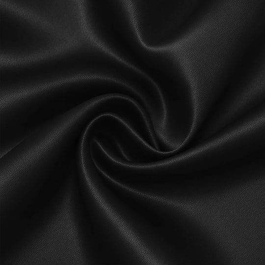 Satin de polyester - coloris Noir