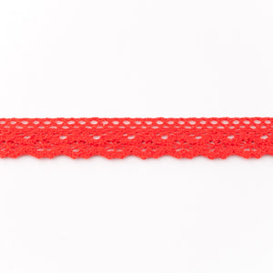 Dentelle de coton - Rouge (L)