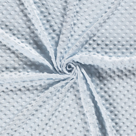 Tissus Minky - coloris Bleu ciel