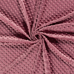 Tissus Minky - coloris Vieux rose