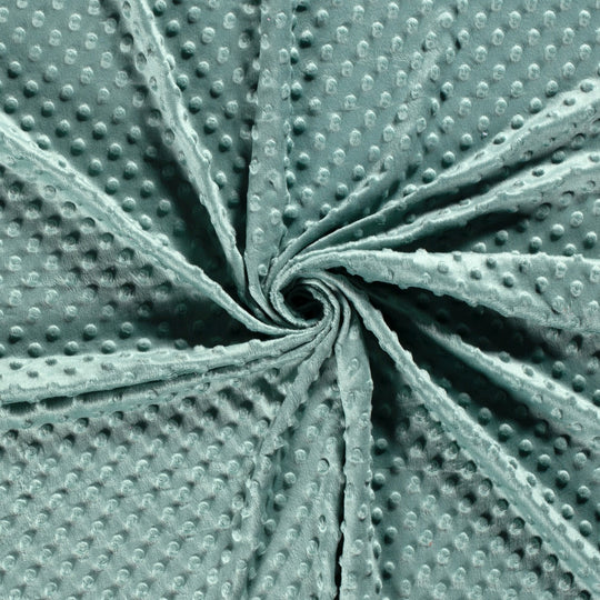 Tissus Minky - coloris Menthe foncée
