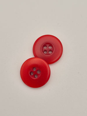 Boutons rouges - 15 mm