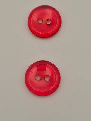 Boutons rouges - 27 mm