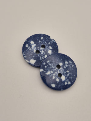 Boutons bleus  - 20 mm