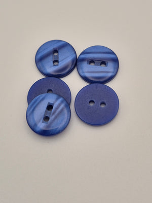 Boutons bleus  - 15 mm