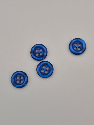 Boutons bleus  - 12 mm