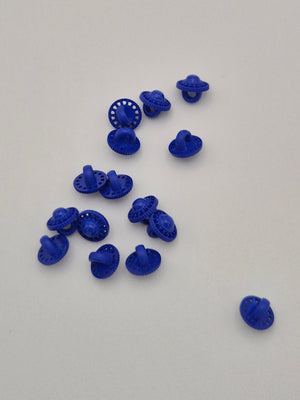 Boutons bleus  - 9 mm