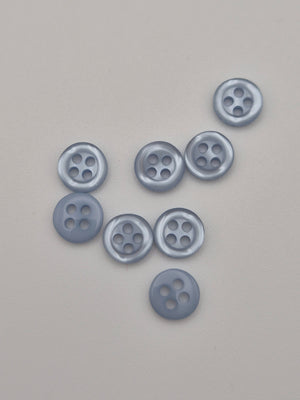 Boutons bleus  - 8 mm