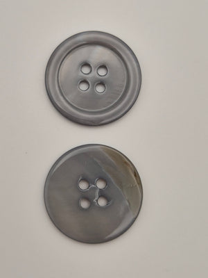 Boutons gris - 24 mm