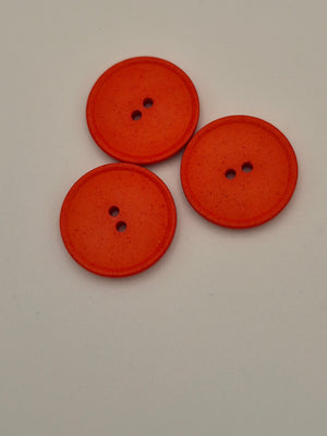 Boutons rouges - 22 mm