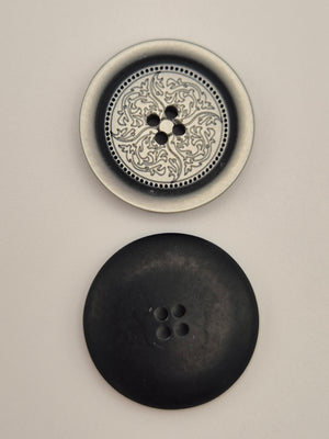 Boutons gris - 22 mm