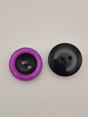 Boutons violets  - 20 mm