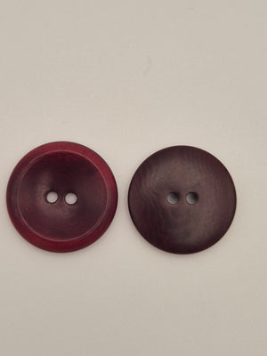 Boutons bordeaux - 22 mm
