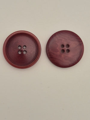 Boutons bordeaux - 23 mm