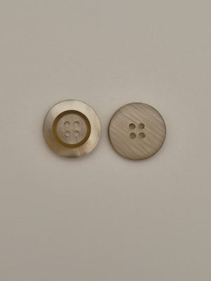 Boutons teintes naturelles - 15 mm