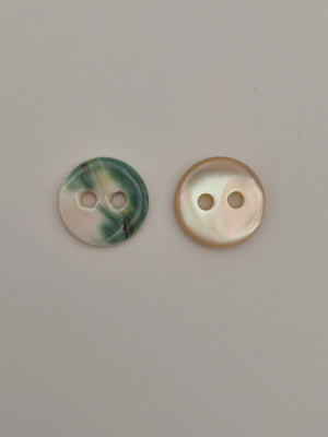 Boutons teintes naturelles - 11 mm