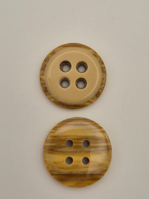 Boutons marrons - 20 mm