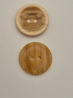 Boutons marrons - 16 mm