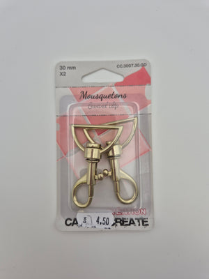 Mousqueton 40 mm x 30 mm - DORE