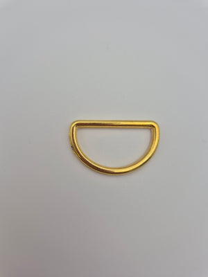 Anneau en D – Métallique – 30 mm – Argent, Bronze, Doré ou Cuivré