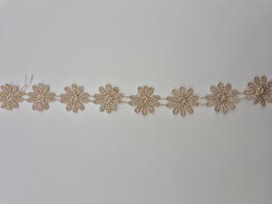 Dentelle de coton lurex - modèle A