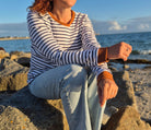 Poppy en jersey breton marine