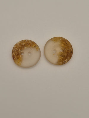Boutons teintes naturelles - 19 mm