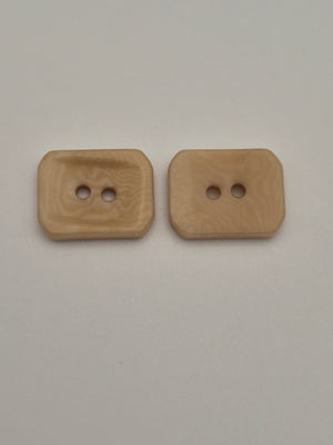 Boutons teintes naturelles - 16 mm
