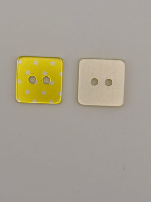 Boutons jaunes - 20 mm