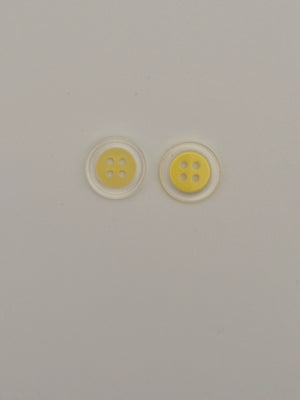 Boutons jaunes - 13 mm
