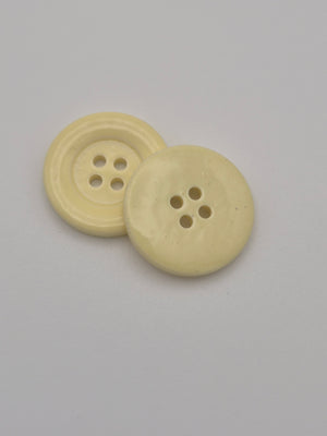 Boutons crème - 22 mm