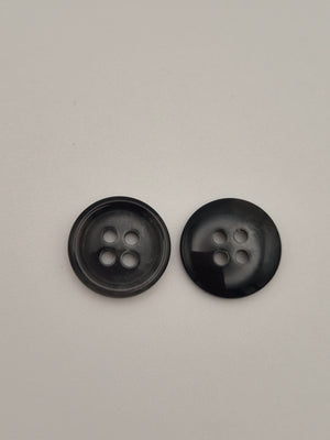 Boutons noirs - 14 mm