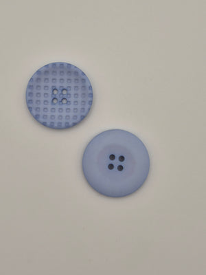 Boutons bleus verts  - 27 mm