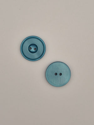 Boutons bleus verts  - 19 mm
