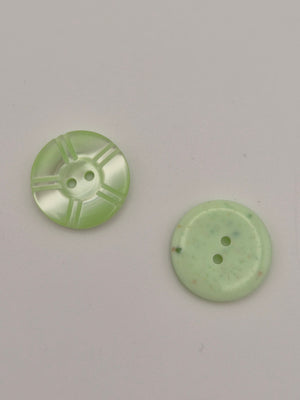 Boutons verts - 28 mm