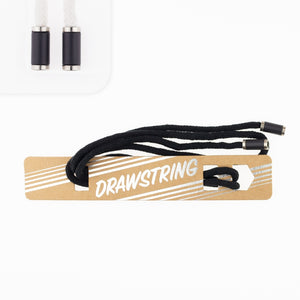 Cordon tressé - coloris Noir