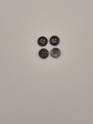 Boutons noirs - 9 mm