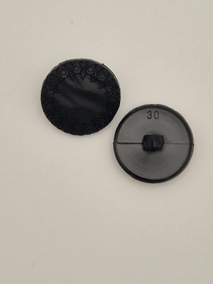 Boutons noirs - 19 mm