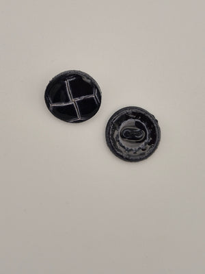 Boutons noirs - 21 mm