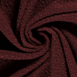 Lainage bouclette - coloris Bordeaux