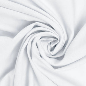 Voile de coton mercerisé pour doublure – Blanc