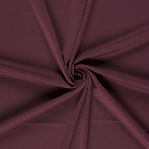 Crêpe extensible – coloris Aubergine – OEKO-TEX