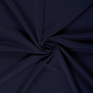 Crêpe extensible – coloris Bleu marine – OEKO-TEX